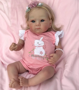 MSYO 20 Inch Chubby Cheeks Reborn Baby Doll Unique Cute Vinyl Soft <strong>Toy</strong> for Girls Realistic Lifelike Kids Gift - Product Image 5