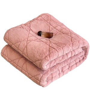 Manta de Piel de Conejo de Lujo, 120x200cm, 150x200cm, 180x200cm, 200x230cm, Gruesa, de Color Sólido, para Otoño e Invierno, para Cama, Sofá o Siesta - Product Image 5