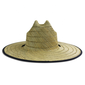 Cappello di Paglia Estivo Personalizzato HB0007 con Logo Stampato, Stile Americano, per Spiaggia, Surf e Bagnino - Product Image 5