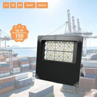 OUTLUX E058 100W IP66 Focos LED de Aluminio de Alta Luminosidad a Prueba de Agua con 5 Años de Garantía para Almacenes, Estadios y Áreas Industriales