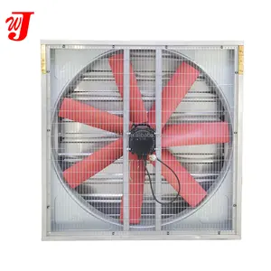 JW Wholesale 6 Nylon Fan Blade High Air Volume 1380 Stainless Steel Frame Direct Drive Type Poultry Industry Exhaust Fan