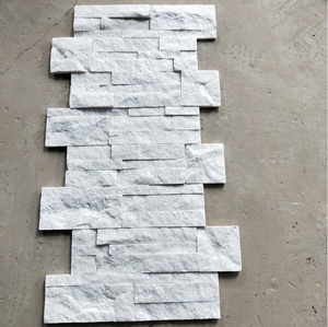 GÜNSTIGER reiner weißer Quarzit-Hauptbuch stein Furniers tein - Product Image 3