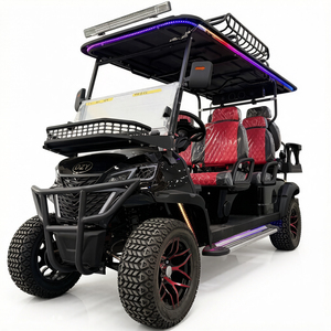 Voiturette de golf électrique 6 <span class=keywords><strong>places</strong></span> abordable, véhicule de loisirs et de tourisme à quatre roues motrices, nouvelle énergie, efficace - Product Image 1