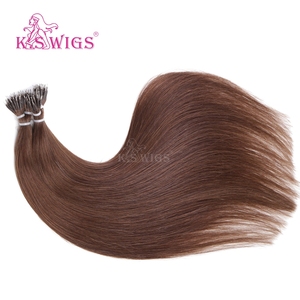Cabello Remy Chino 100% al por Mayor, con Anillo Nano, Cutícula Alineada, Virgen, Doble Trama, Sin Caída, Suave, Color Oscuro, Liso Natural. - Product Image 1