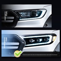 Ensemble de phares LED en gros pour Ford Ranger 2015-2025 avec clignotants séquentiels, directement de l'usine