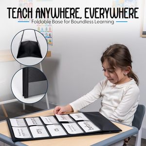 Tablero de Bolsillo para Mesa, 13 x 17, Negro, de Doble Cara, Tipo Flip Chart - Product Image 5