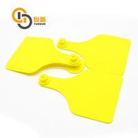 YDES007 Label Telinga Allflex Besar Logo Kustom Cina untuk Ternak Domba