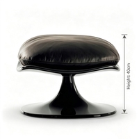 Fauteuils de salon rotatifs confortables et personnalisés pour la maison de luxe, mobilier de loisirs, fauteuil inclinable moderne orange