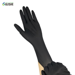 Blue Guardian Black Nitrile Gloves Disposable Powder Free Food Grade Waterproof Smooth Texture Full Coverage - Product Image 4