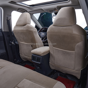 EKR usine universelle maille tissu PVC PU pur demi-cuir ensemble complet housse de siège de voiture pour <span class=keywords><strong>Toyota</strong></span> <span class=keywords><strong>Hilux</strong></span> <span class=keywords><strong>Dubai</strong></span> 2011-2021 - Product Image 3