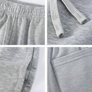 กางเกงขาสั้นผ้าฝ้ายเฮฟวี่เวทพอดีตัวหลวมผ้าเทอร์รี่ฝรั่งเศส - Product Image 1