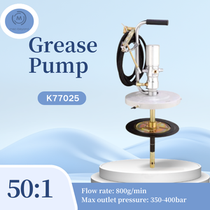 Bomba de transferencia de aceite lubricante para bidones, bomba de control de grasa para barriles industriales con <span class=keywords><strong>pistola</strong></span> de engrase y manguera de 1/4" K77025 - Product Image 1
