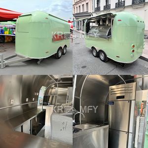 2025 Catering Concession Trailers Fully Equipped Fast Cart Coffee Ice <b>Mobile</b> <b>Kitchen</b> Food Truck - Product Image 4