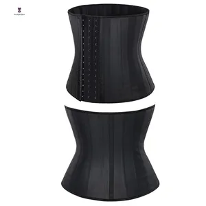 Weight Loss Fat Burning Underbust Latex 25 Steel Boned Women Waist Trainer Corset For Gym Sports Wear