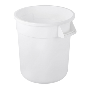 Factory Direct Industries <span class=keywords><strong>Poubelle</strong></span> en plastique HDPE robuste blanche de 10 gallons - Product Image 4