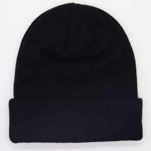 Gorro de invierno acrílico 100% negro Unisex deportes cálidos <span class=keywords><strong>Lil</strong></span> Peep bordado 3D característica de tela común para viajes - Product Image 2