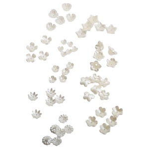 White Flower Beads Plastic Resin Jewelry DIY Hair <b>Accessories</b> Pendant Bracelet Craft Supplies Spring 2025 Yiwu Origin - Product Image 5