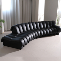 Canapé d'angle de cabine personnalisable en forme de serpent au dernier design unique canapé d'hôtel moderne avec canapé d'angle sectionnel canapé en forme de serpent