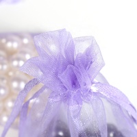 Linna – sacs cadeaux en Organza en maille de 9x12cm, sacs à cordon de serrage en Organza pour fête de mariage, Baby Shower