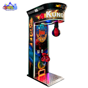 室内引人注目的投币式功夫<span class=keywords><strong>2</strong></span>主题拳击游戏机，LED数字显示屏，运动感应，金属结构 - Product Image 3