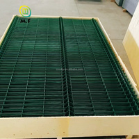 Panneaux de clôture 3D pliables pour pelouse de jardin, en treillis métallique galvanisé, anti-corrosion, durables, pour la protection des parterres de fleurs