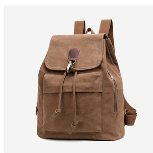 <span class=keywords><strong>Zaino</strong></span> Vintage in Tela Impermeabile da <span class=keywords><strong>Donna</strong></span> per Commercio Estero, 20-35L, Borsa Casual da Viaggio e Scuola - Product Image 2