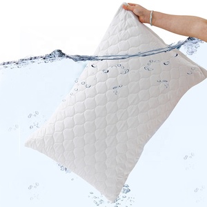 Sarung bantal ritsleting ukuran standar 20 "X 26", pelindung bantal antiair antilembap 4 pak - Product Image 3
