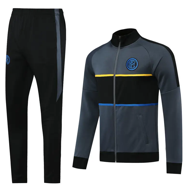 Men's Training Wear Two Piece Tracksuit Customized Printed Soccer Football Tracksuit Custom Logo Tracksuit