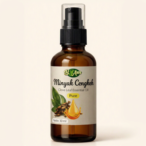 น้ำมันหอมระเหยใบกานพลูบี'แอมร์ 100% บริสุทธิ์จากธรรมชาติ กลั่นด้วยไอน้ำ ใช้สำหรับอโรมาเธอราพี ต้านเชื้อแบคทีเรีย บรรเทาอาการปวด ดูแลร่างกาย นวดผ่อนคลาย กลิ่นมิ้นท์ - Product Image 1