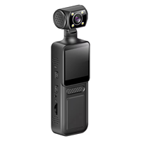 Mini caméra portable 4K HD 180 °   Caméra rotative Wifi Enregistreur vidéo pour le sport/la vie quotidienne