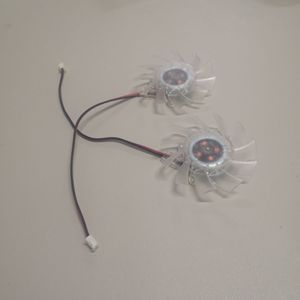 Ventilateur de carte graphique transparent de 6 cm, 60x60x25 mm, ventilateur de refroidissement 2 broches - Product Image 2