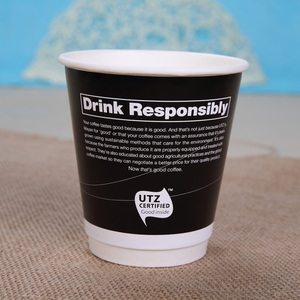 באיכות גבוהה מותאם אישית קפה כוסות חד פעמי חם לשתות כוסות vaso קפה גביע שחור - Product Image 2