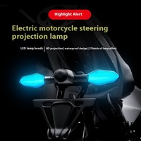 Luz de Advertencia LED de Alta Luminosidad para Motocicleta, Luz Decorativa de Proyección para el Suelo, para Vehículos Eléctricos