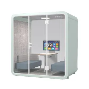 Sound Box Professional Sound Proof Booth Office Pod für Besprechungen Telefonanruf Acoustic Private Office Meeting Pod