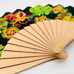 Abanicos Plegables de Bambú Personalizados de Alta Calidad al por Mayor, Abanicos Impresos Personalizados Adecuados para Decoración del Hogar - Product Image 2