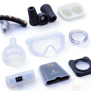 Pièces en caoutchouc de silicone liquide sur mesure moulées par injection pour l'électronique - Services OEM/ODM - Product Image 2