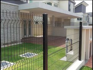 Clôture en maille de fer de haute qualité, soudée en 3D, incurvée, à vue dégagée, pour l'extérieur, revêtue de PVC, panneau de clôture de jardin, pour l'extérieur - Product Image 5