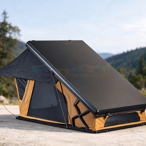 Tente de toit imperméable quatre saisons à coque rigide, pliable, en aluminium, pour camping, Dachzelt, tente de toit de voiture à une chambre - Product Image 5
