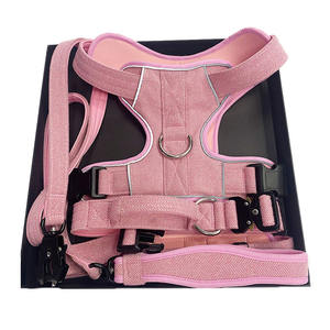 Custom Tweed Tactical Hunde geschirr Set Luxus New Design Combat Hunde halsband & Leine mit Metalls chnalle. - Product Image 2