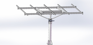 Jimmy 3Kw Système de montage <span class=keywords><strong>solaire</strong></span> à double axe à bas <span class=keywords><strong>prix</strong></span> personnalisé Ensemble complet vente avec kit de panneaux suiveurs solaires complets - Product Image 5