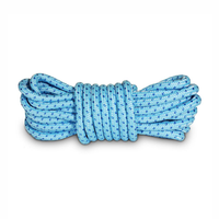 Meilleure vente en gros de cordons tressés en polyester de 5 mm, 6 mm, 8 mm, corde ronde en macramé, corde en nylon torsadée colorée