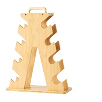 Support de rangement pour haltères en bois de style chinois, support de plantes sur pied, équipement d'exercice à domicile, mobilier de gym et de maison