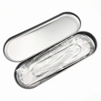 Ensemble de racleurs de langue de nettoyage buccal réutilisable, qualité chirurgicale, Logo personnalisé, grattoir de langue en acier inoxydable pour adultes