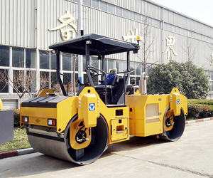 Xcmg chính thức sử dụng xd82 8 tấn rung máy Đầm Lăn Đôi trống đường lăn - Product Image 5