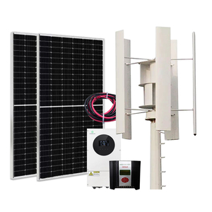 Systèmes d'énergie solaire portables hors réseau pour la maison, avec batteries lithium-ion hybrides et éolienne - Product Image 3