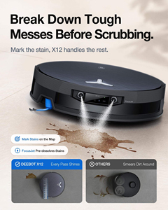 covacs X12 OMNICYCLONE Robot Vacuum & <b>Mop</b> Automatic Floor <b>Cleaning</b> Robot For Home - Product Image 5