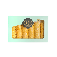 Boîte de baklava en papier vide Emballage de bonbons personnalisé unique boîte de noix de bétel fantaisie avec fenêtre