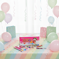 OEM ODM Korean Free Sample Sugar Customised Sweets China Factory Kids Snacks Confectionery Fruity Semi-Soft 12 Box Bulk