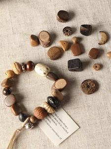 Cuentas Sueltas de Madera Natural Sin Teñir Personalizadas, Mezcla de 12 mm, Cuentas Espaciadoras Clásicas Ecológicas para Kits de Bricolaje de Pulseras y Collares - Product Image 4