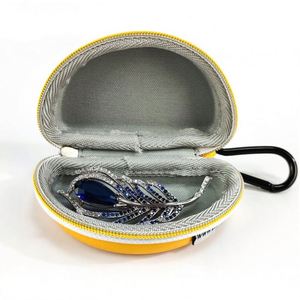 Estuche Rígido Personalizado para Auriculares de EVA, Material de Cuero PU con Cierre Metálico Pequeño, Impermeable, Resistente a Golpes, para Viajes - Product Image 2